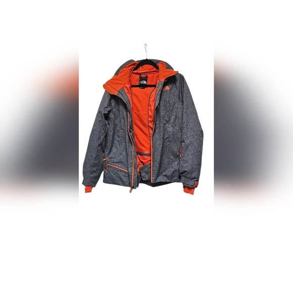 The North Face Womens Furano Gray and Orange Jacket. - Picture 2 of 7